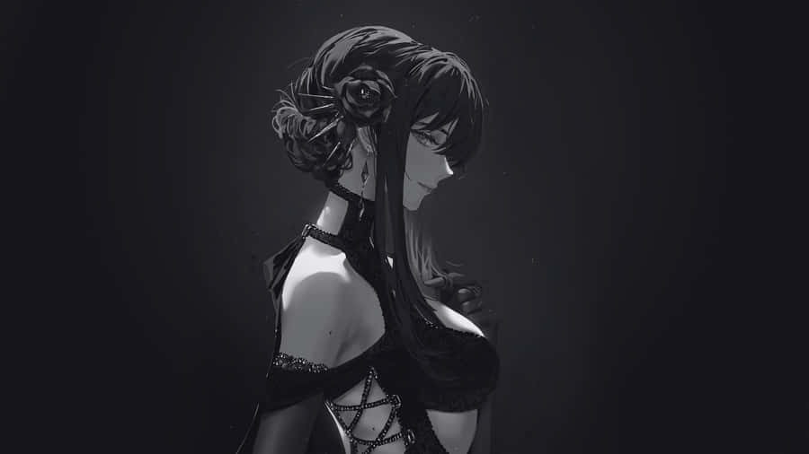 Dark Anime Girl Profile Wallpaper