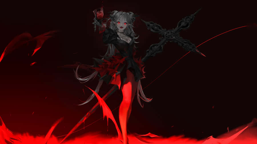Dark Anime Vampire Queen Wallpaper