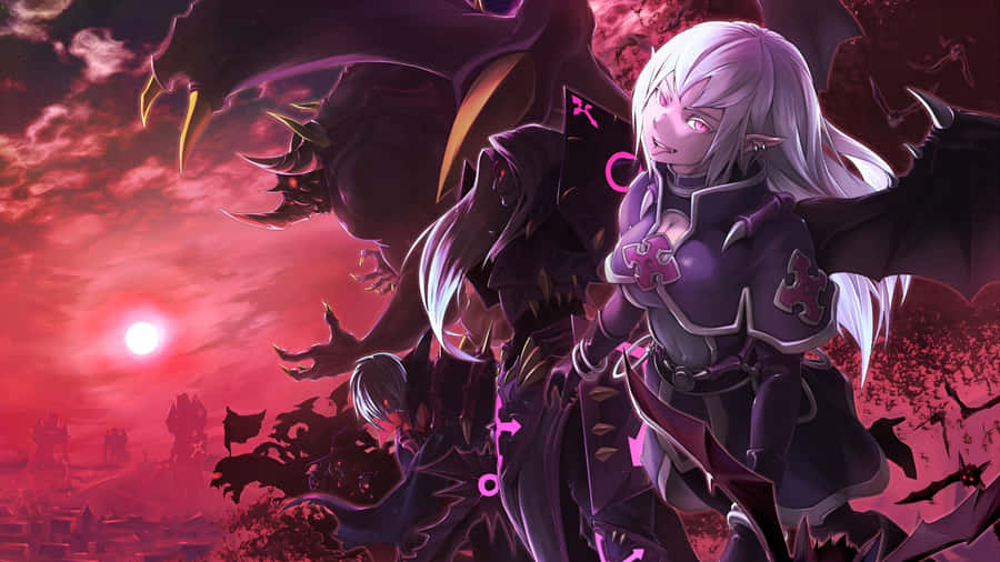 Dark Anime Vampire Warriors Wallpaper