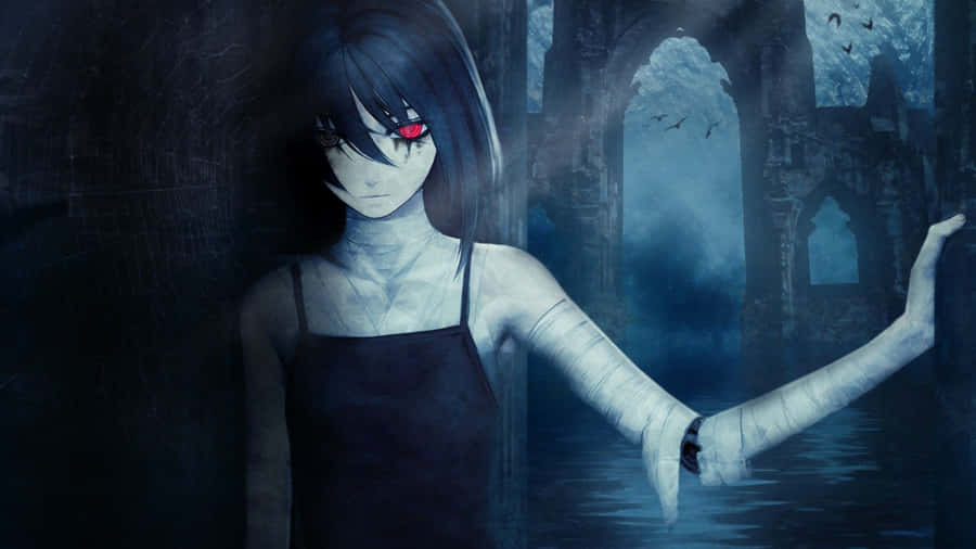 Dark Anime Villain In Shadows Wallpaper