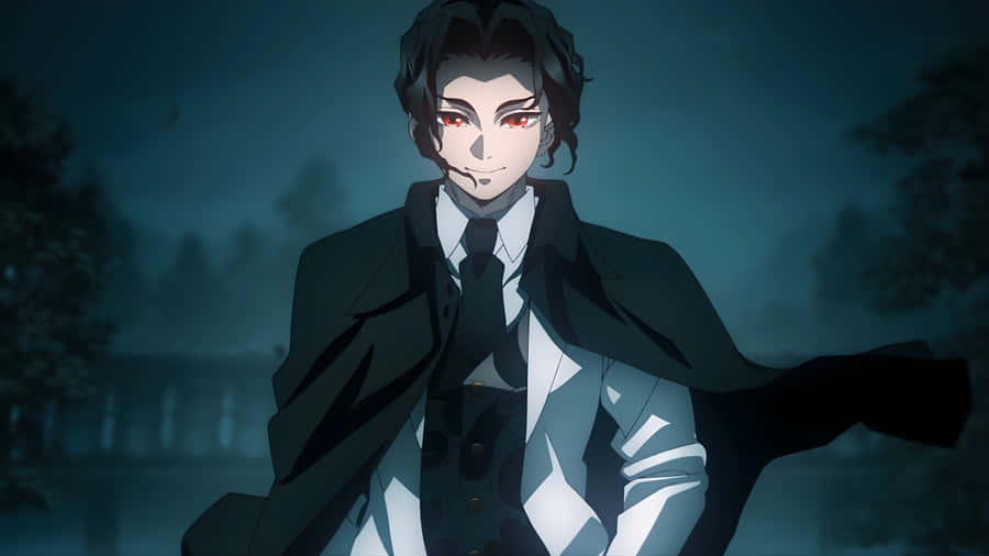 Dark Anime Villain In Suit Wallpaper