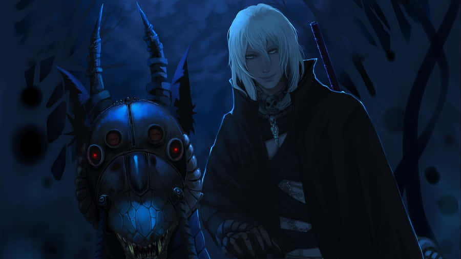 Dark Anime Villain With Demon Wallpaper