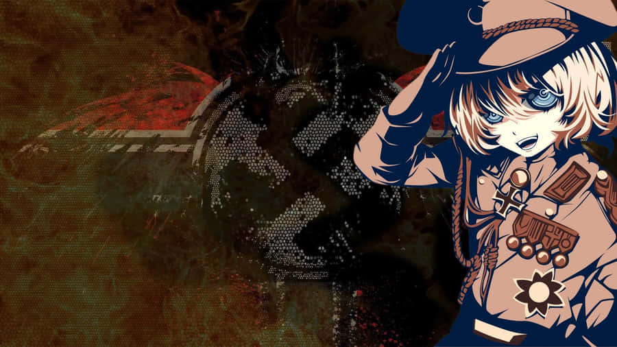 Dark Anime Villainess Style Wallpaper