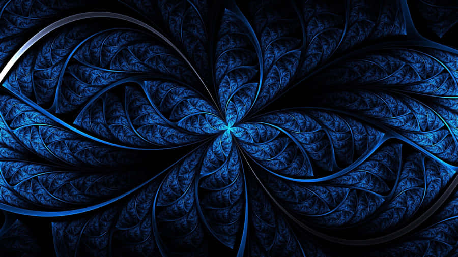 Dark Blue Fractal Art.jpg Wallpaper