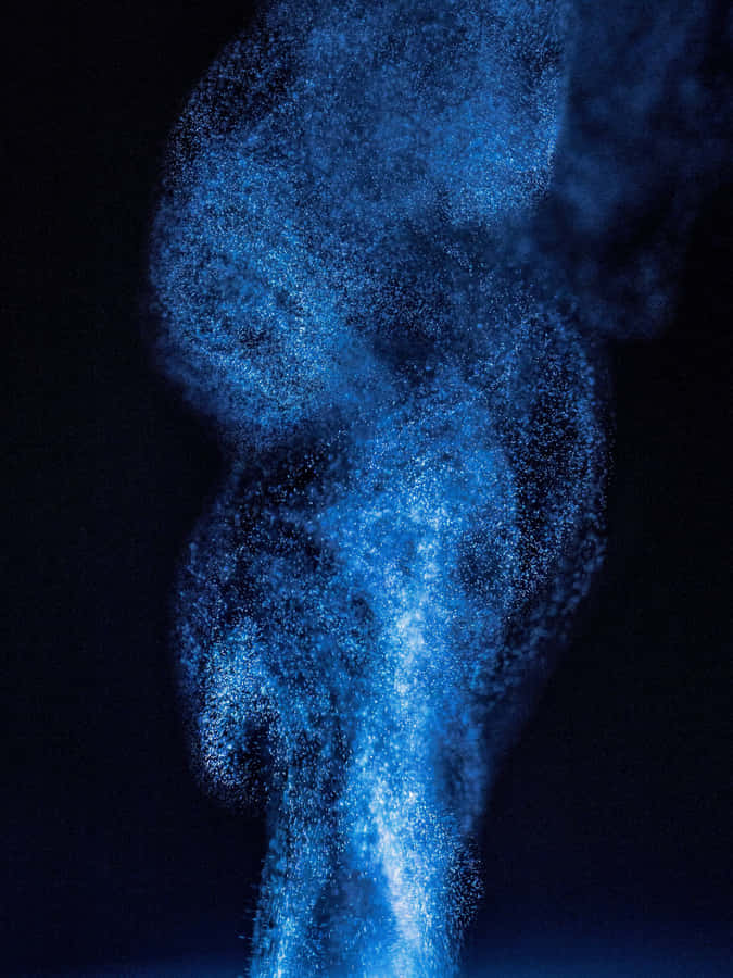 Dark Blue Smoke Artistry Wallpaper