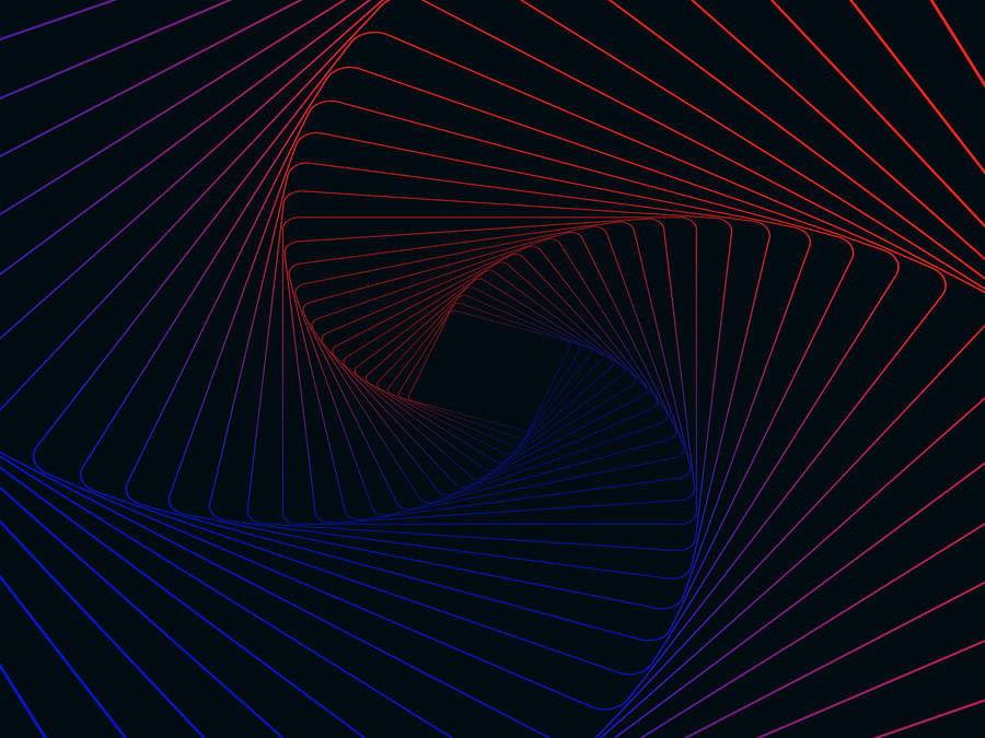 Dark Blue Spiral Lines Wallpaper