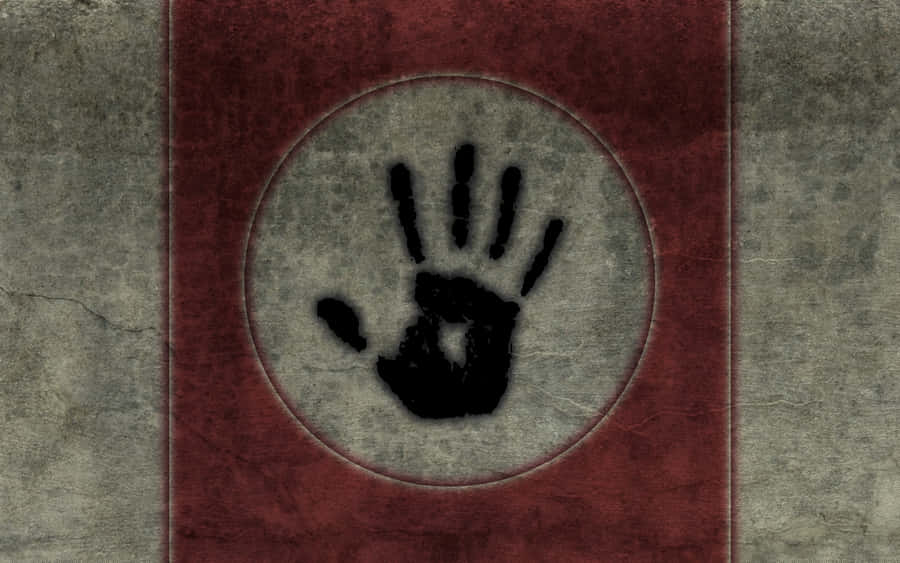 Dark Brotherhood Flag With Symbol Wallpaper
