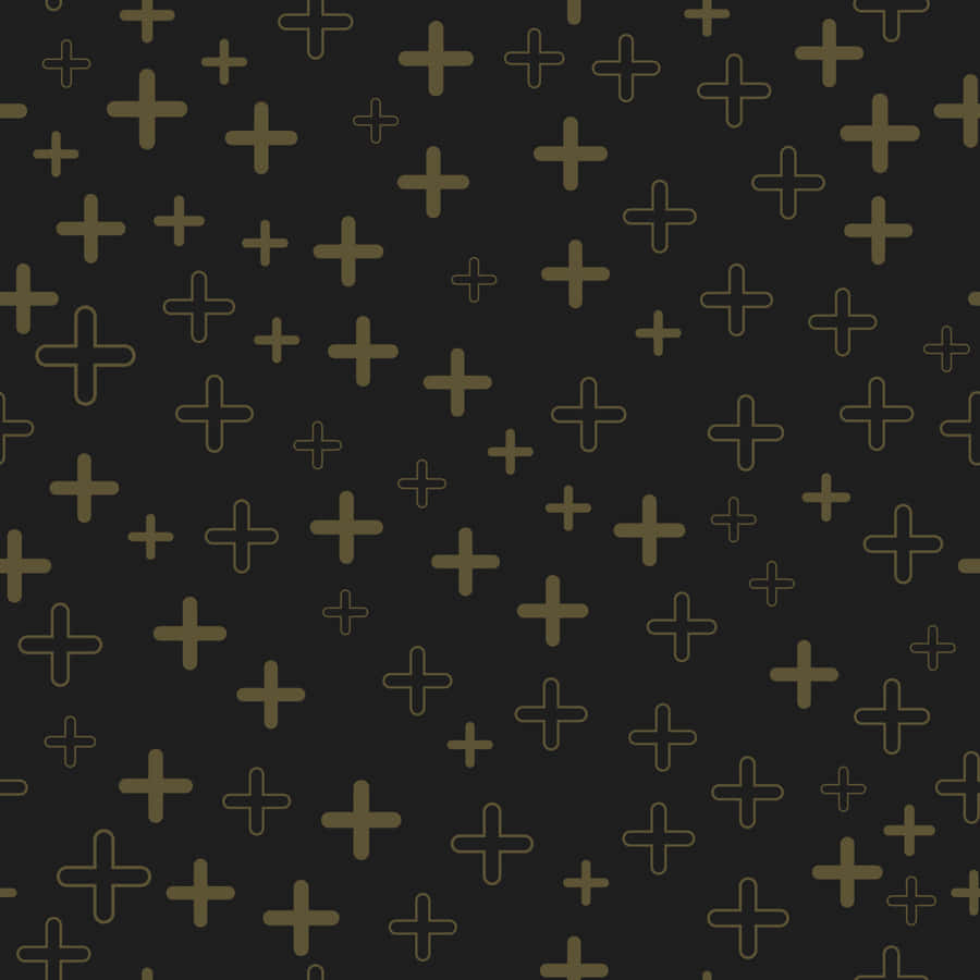 Dark Canvas Plus Shapes Wallpaper