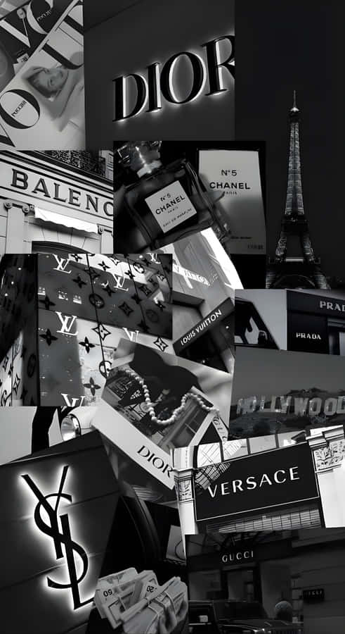 Dark Coquette Luxury Fashion Wallpaper