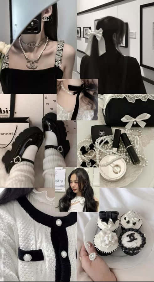 Dark Coquette Style Inspiration Wallpaper