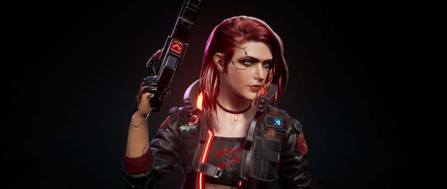 Dark Cyberpunk Cityscape Wallpaper