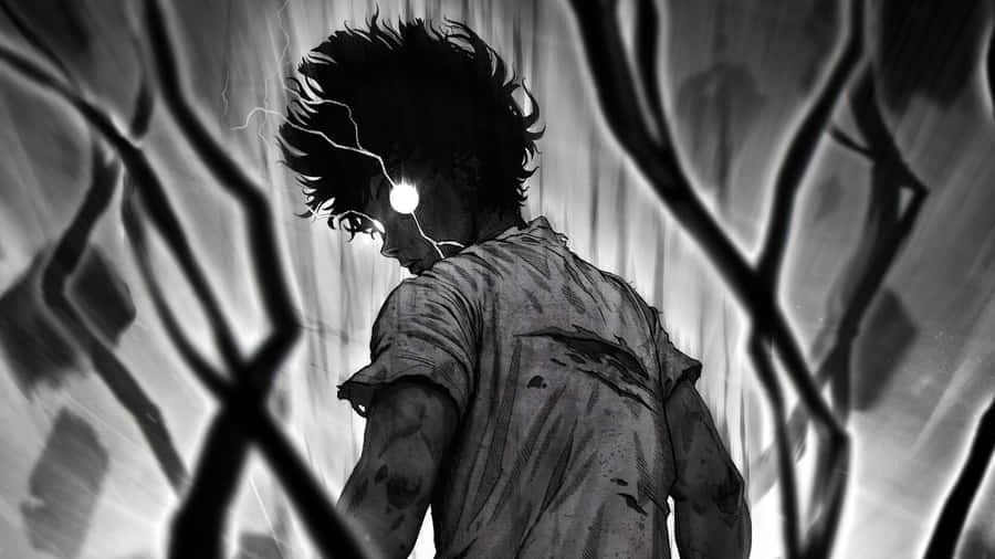 Dark Deku Mysterious Figure Wallpaper