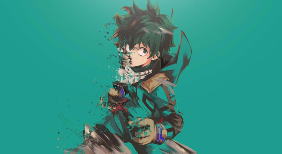 Dark Deku Shattered Resolve Wallpaper
