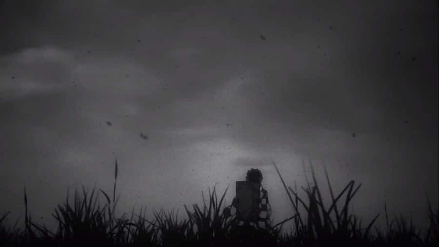 Dark Demon Slayer Iphone Theme Display Wallpaper