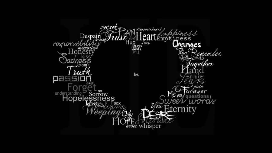 Dark Emo Aesthetic In Full Glory Wallpaper