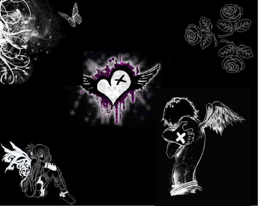 Dark Emo Fantasy World Wallpaper