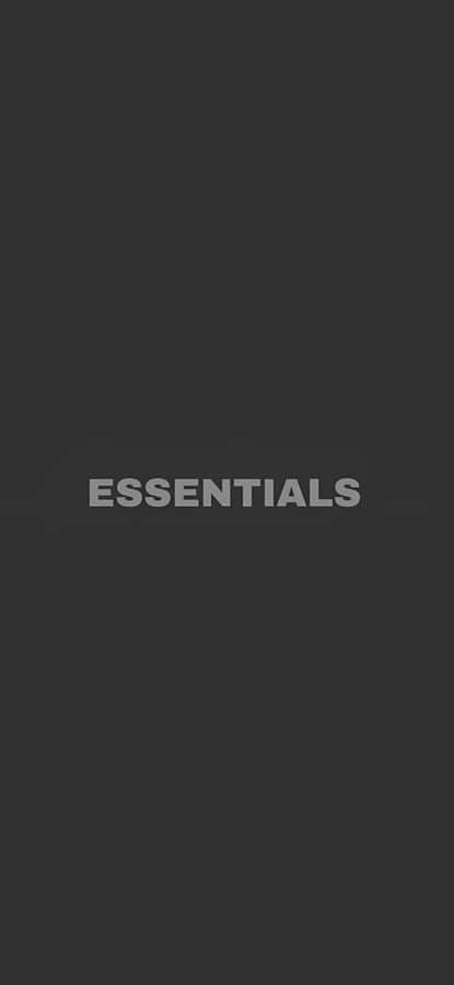 Dark Essentials Text Wallpaper Wallpaper