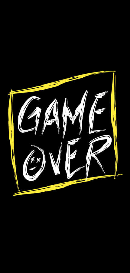 Dark Game Over: A Sinister Twist On Defeat Wallpaper