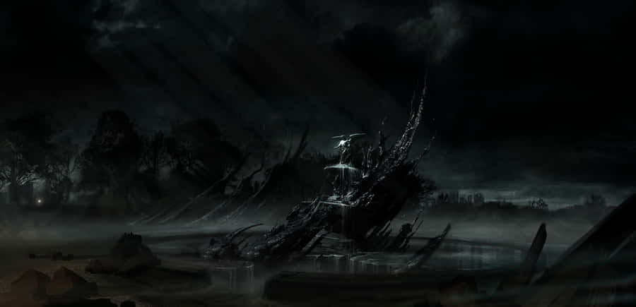Dark Gaming - Immerse Yourself In A Stunning Fantasy World Wallpaper