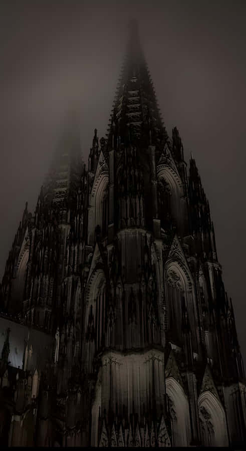 Dark Gothic Cathedral Spire Wallpaper