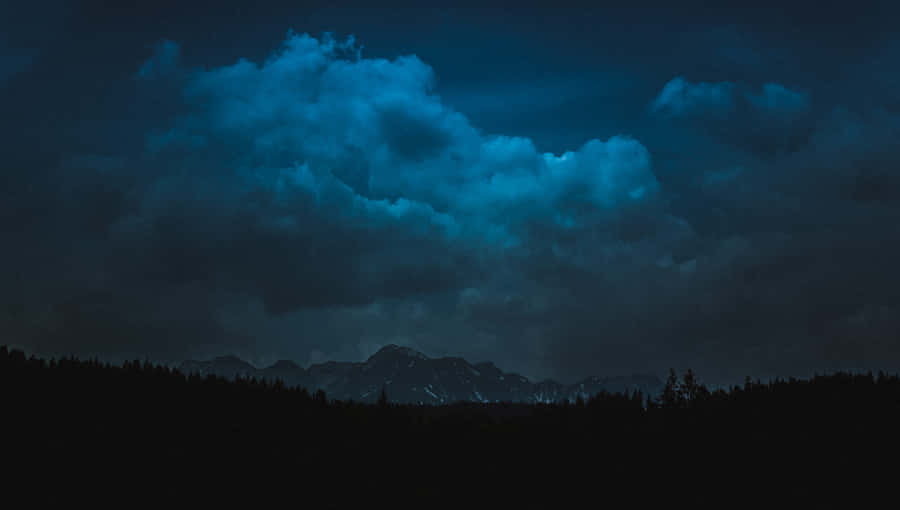 Dark Heaven Enigmatic Night Sky Wallpaper