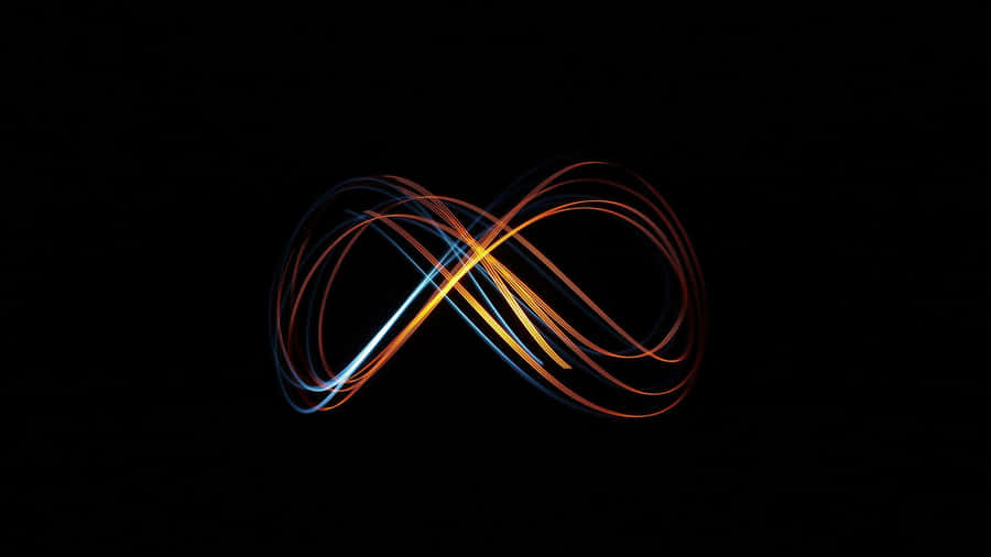 Dark Infinity - A Mesmerizing Cosmic Landscape Wallpaper