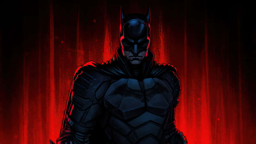Dark Knight Red Backdrop Wallpaper