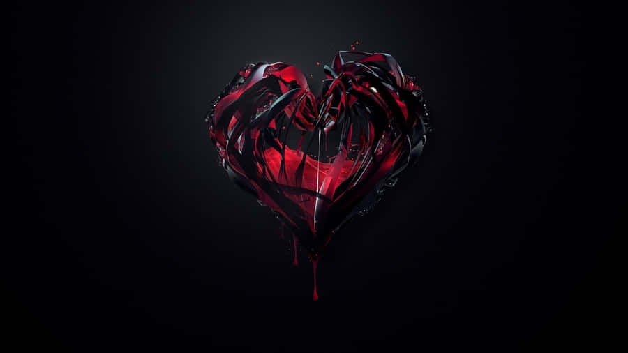 Dark Love Heart Wallpaper