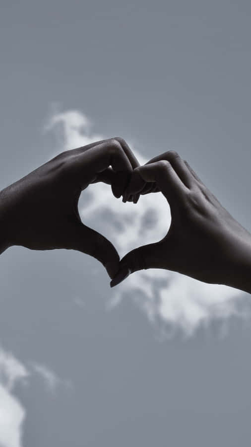 Dark Love Heart Shadow Wallpaper