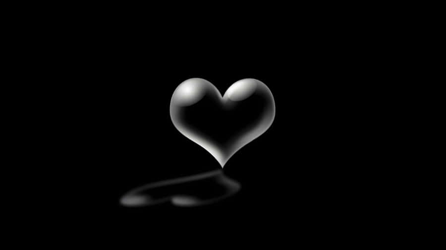 Dark Love Heart Shadow Wallpaper
