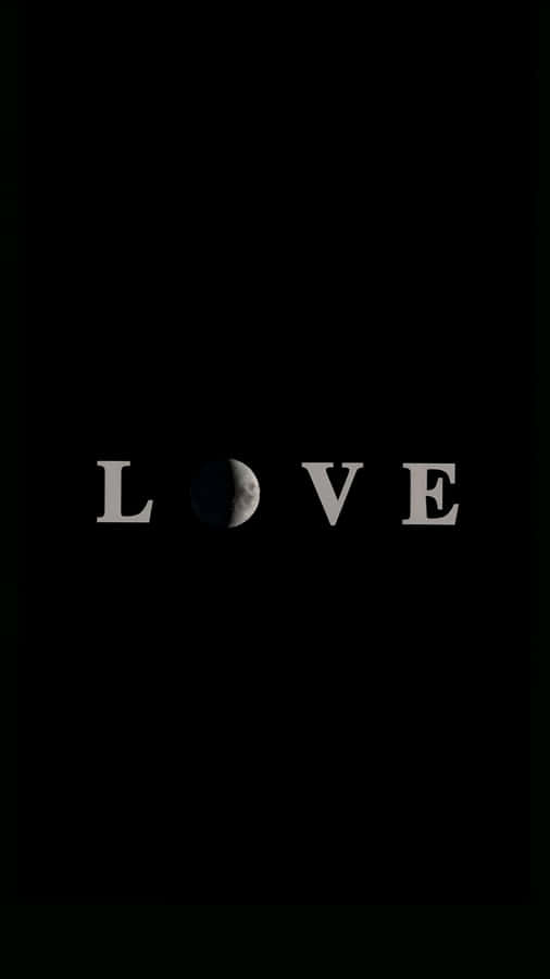 Dark Love Moon Phase Wallpaper