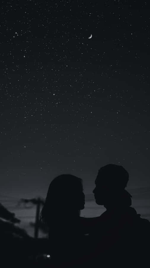 Dark Love Under Starry Skies Wallpaper