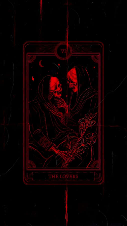 Dark Lovers Tarot Card Wallpaper