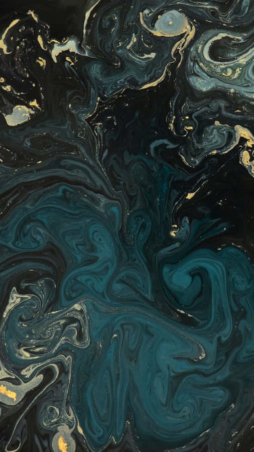 Dark Marbleized Swirl Wallpaper