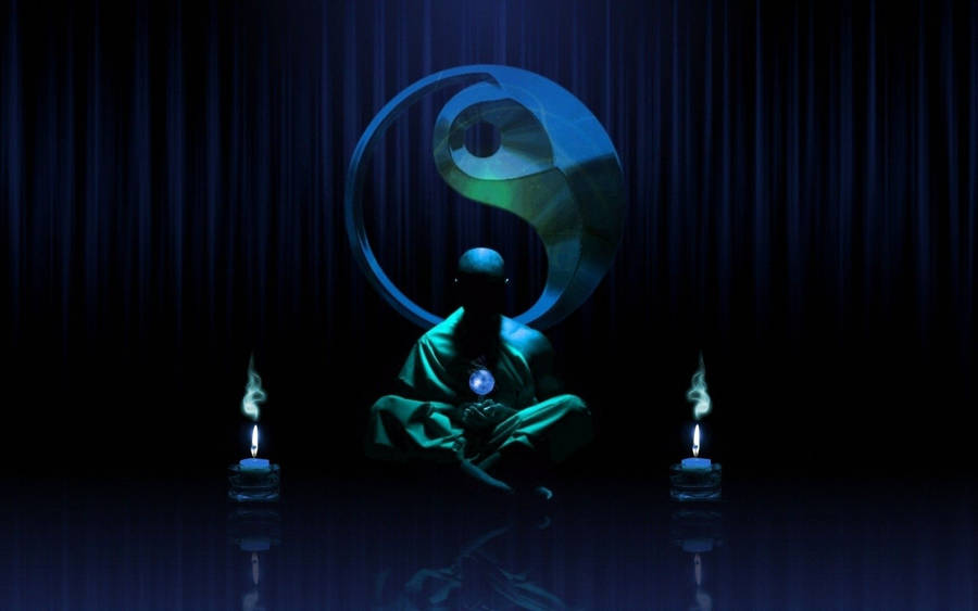 Dark Meditation Ninja Wallpaper