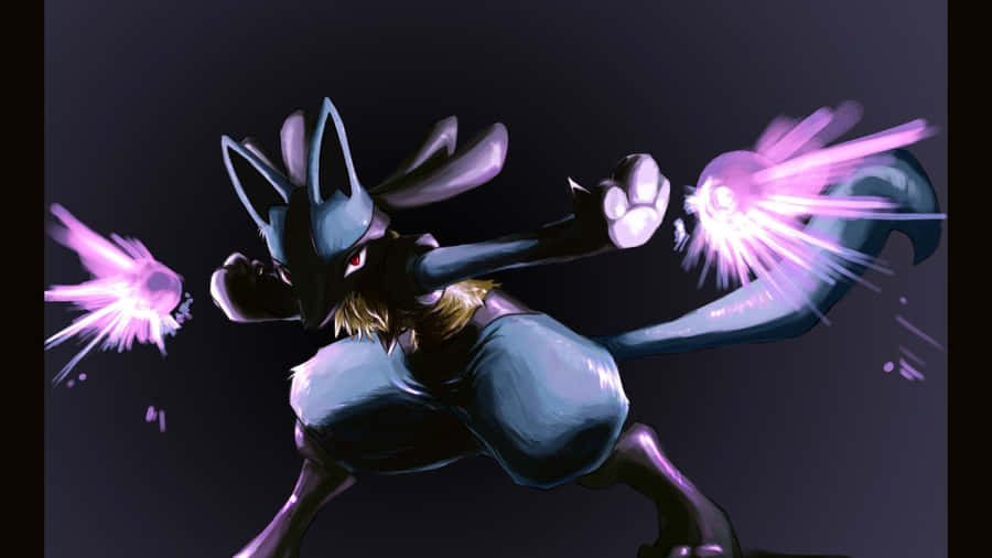 Dark Pulse Pokemon Lucario Wallpaper