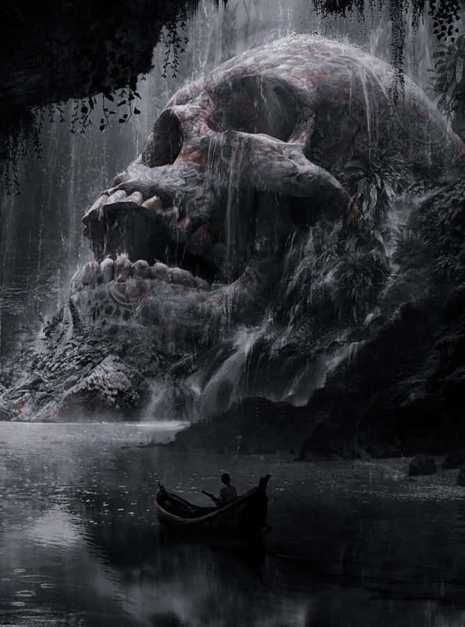 Dark Realm: A Mysterious And Enchanting World Wallpaper