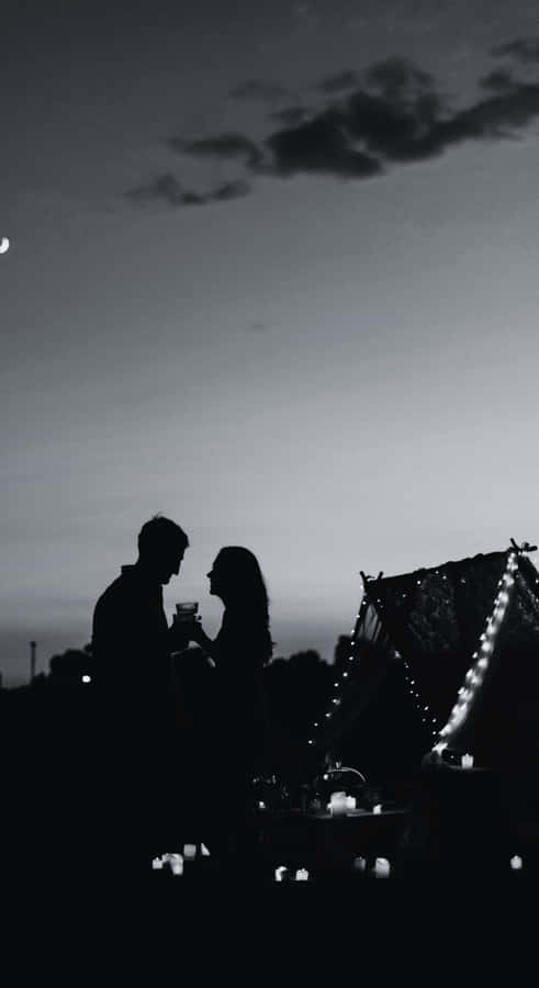 Dark Romance Under Moonlight Wallpaper