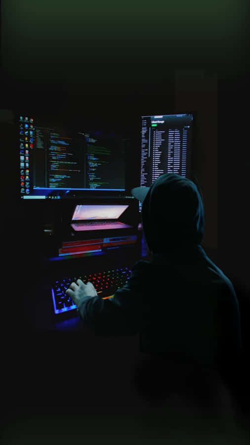 Dark Room With Mysterious Atmosphere Wallpaper