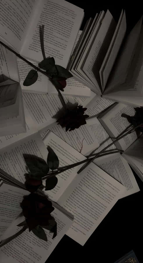 Dark Roses And Forbidden Pages Wallpaper