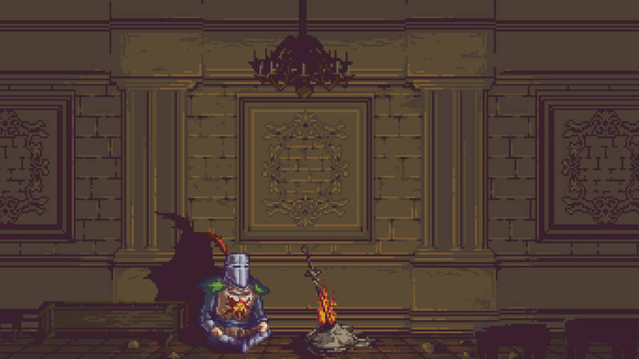 Dark Souls Pixel Art Wallpaper