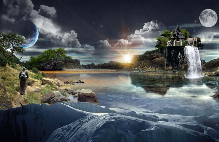 Dark Surrealism: A Journey Through The Unknown Wallpaper