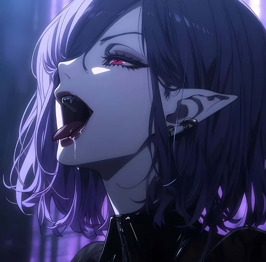 Dark Vampire Anime Profile Wallpaper