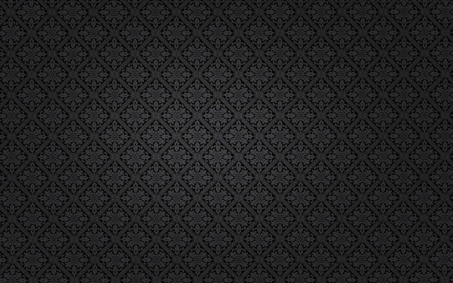 Dark Victorian Damask Black Pattern Wallpaper