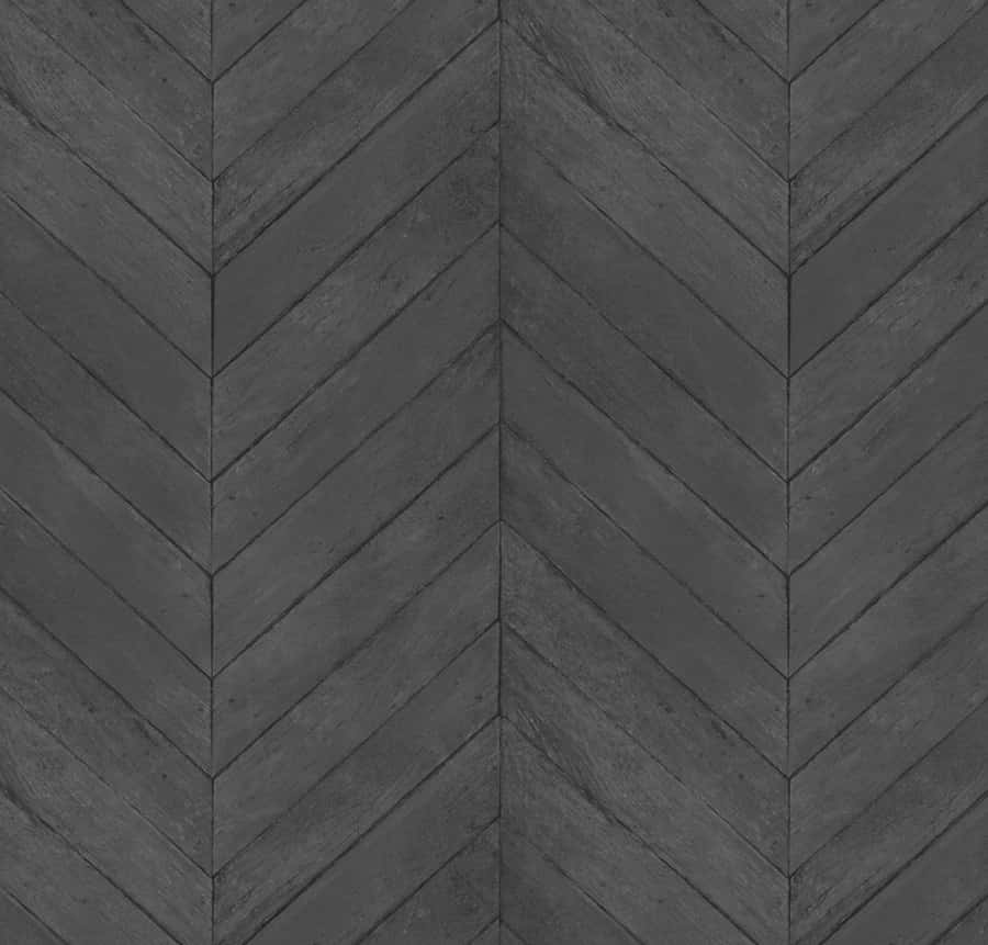 Dark Wood Chevron Pattern Wallpaper