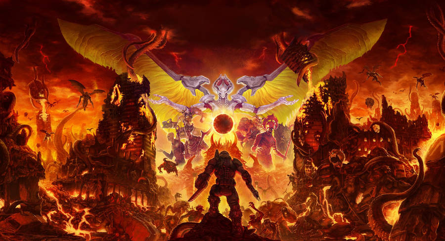 Darkness Consumes All In Hell Wallpaper