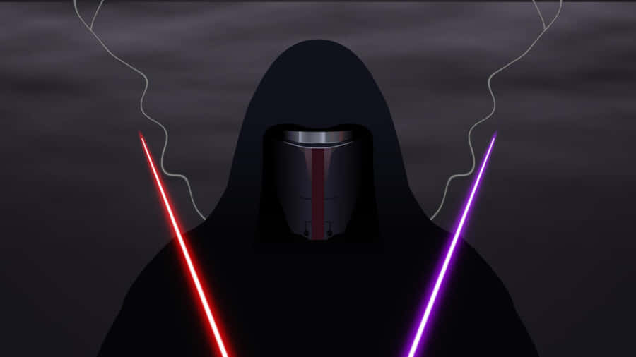 Darth Revan 4k Red Purple Lightsabers Wallpaper