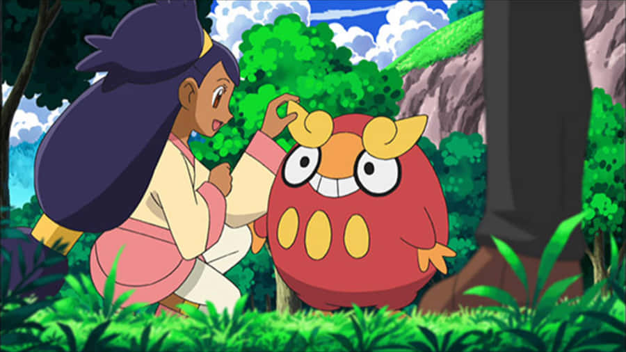 Darumakaand Trainer Friendly Encounter Wallpaper