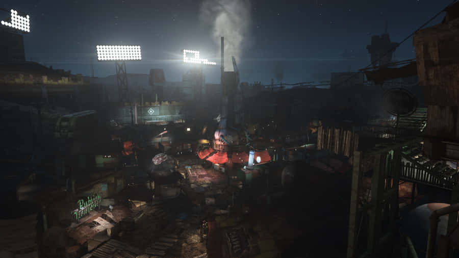 Dazzling Diamond City Skyline Wallpaper