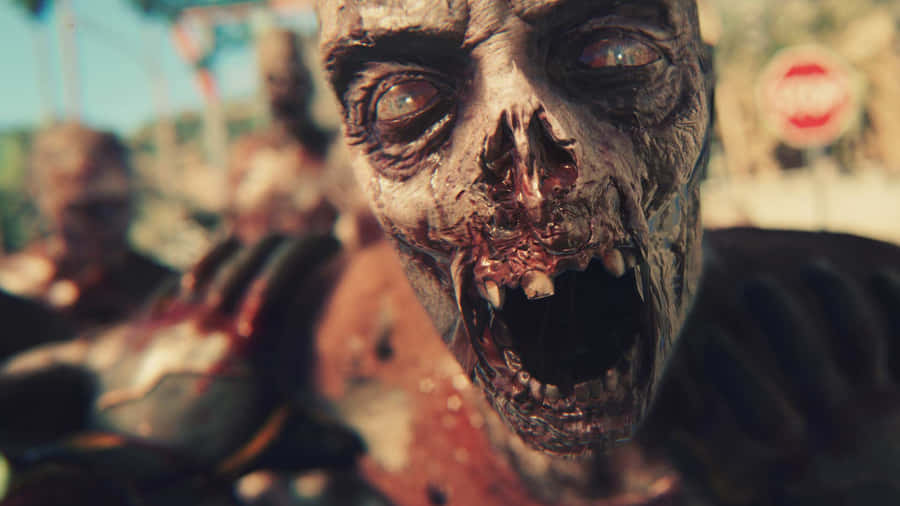 Dead Island2 Zombie Close Up Wallpaper